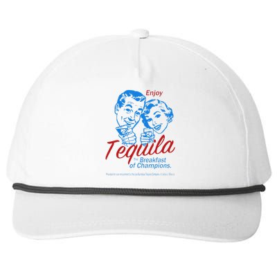 Enjoys Tequila The Breakfasts Of Championss Snapback Five-Panel Rope Hat