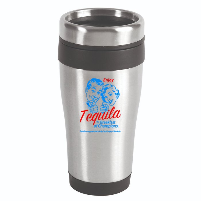 Enjoys Tequila The Breakfasts Of Championss 16oz Travel Tumbler