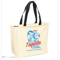 Enjoys Tequila The Breakfasts Of Championss Zip Tote Bag