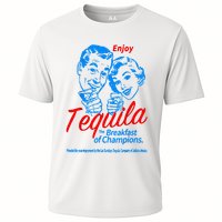 Enjoys Tequila The Breakfasts Of Championss Cooling Performance Crew T-Shirt