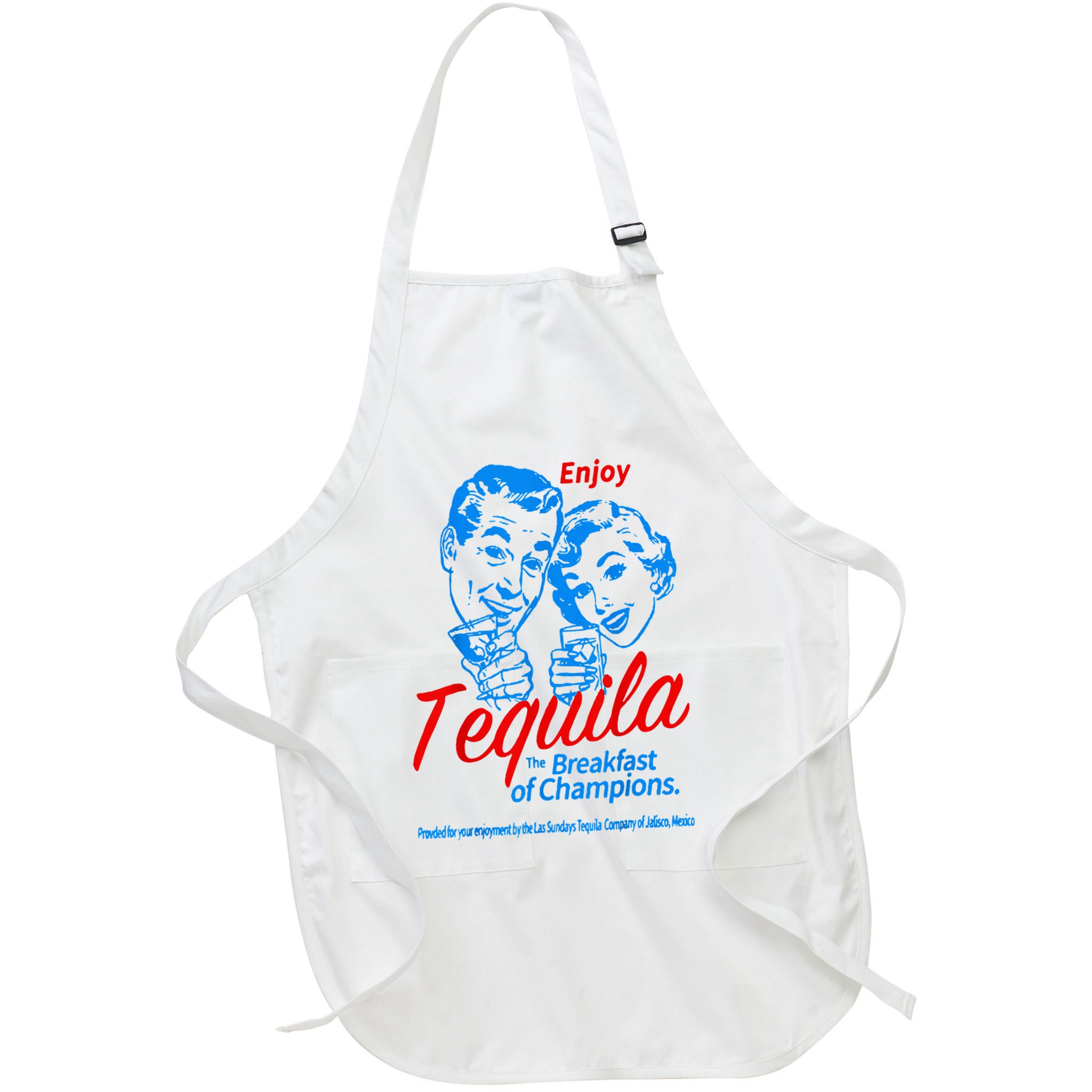 Enjoys Tequila The Breakfasts Of Championss Apron
