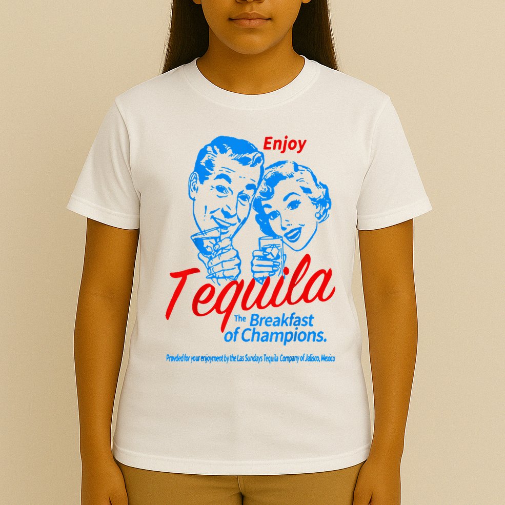 Enjoys Tequila The Breakfasts Of Championss T-Shirt