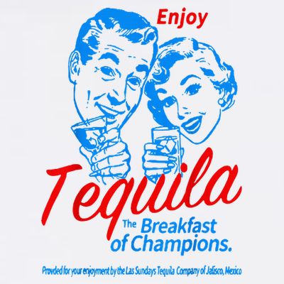 Enjoys Tequila The Breakfasts Of Championss T-Shirt
