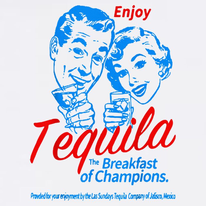 Enjoys Tequila The Breakfasts Of Championss Flat Bill Trucker Hat