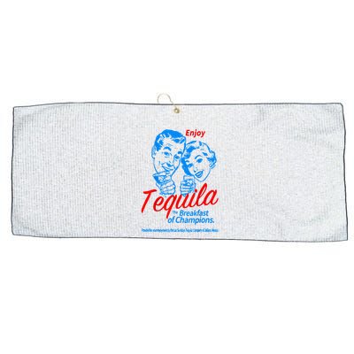 Enjoys Tequila The Breakfasts Of Championss Large Microfiber Waffle Golf Towel