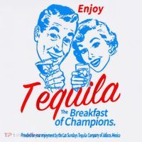 Enjoys Tequila The Breakfasts Of Championss Womens T-Shirt