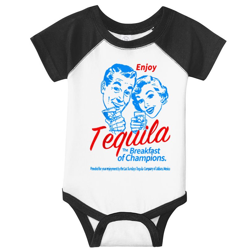 Enjoys Tequila The Breakfasts Of Championss Infant Baby Jersey Bodysuit