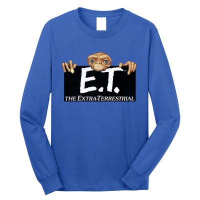 E T Terrestrial Hanging On A Movie Logo Gift Long Sleeve Shirt