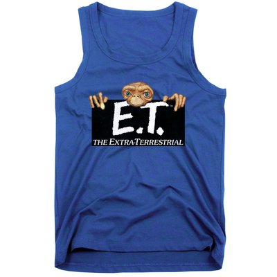 E T Terrestrial Hanging On A Movie Logo Gift Tank Top