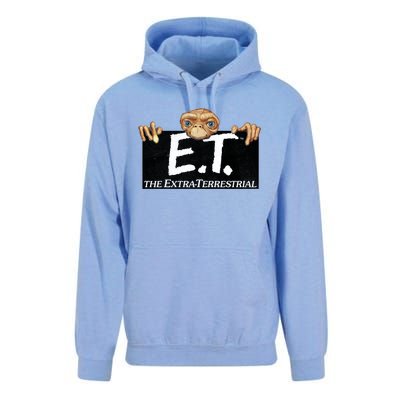 E T Terrestrial Hanging On A Movie Logo Gift Unisex Surf Hoodie