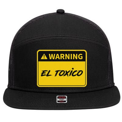 El Toxico Toxic Latino 7 Panel Mesh Trucker Snapback Hat