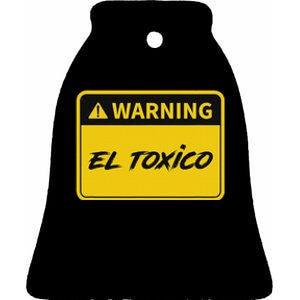 El Toxico Toxic Latino Ceramic Bell Ornament