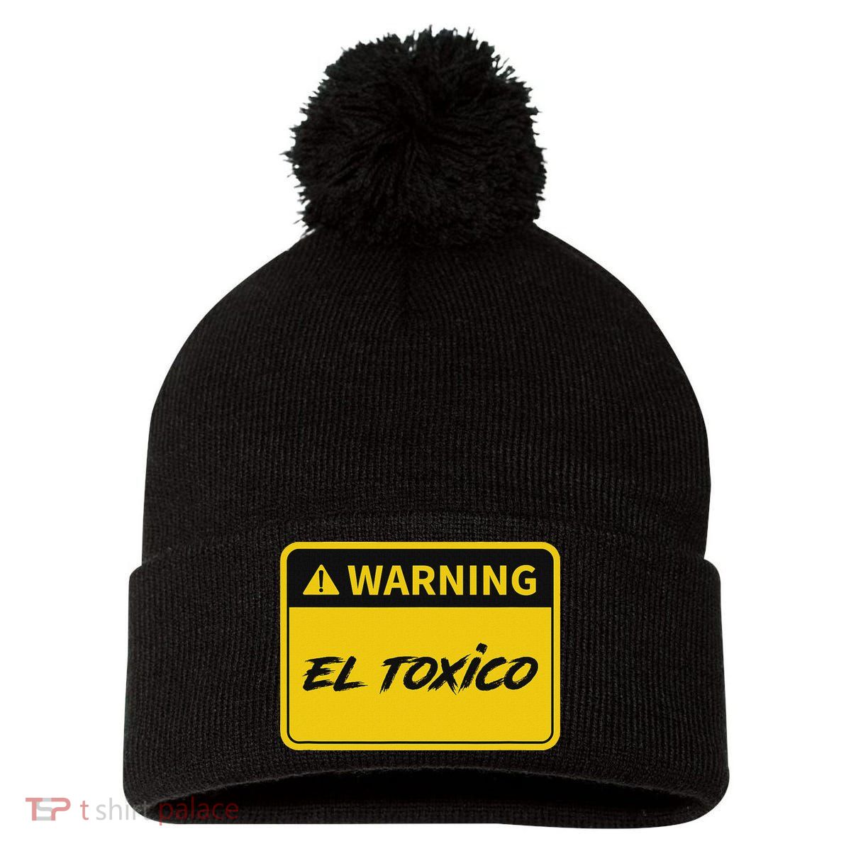 El Toxico Toxic Latino Pom Pom 12in Knit Beanie