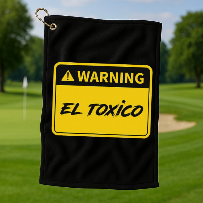 El Toxico Toxic Latino Golf Towel