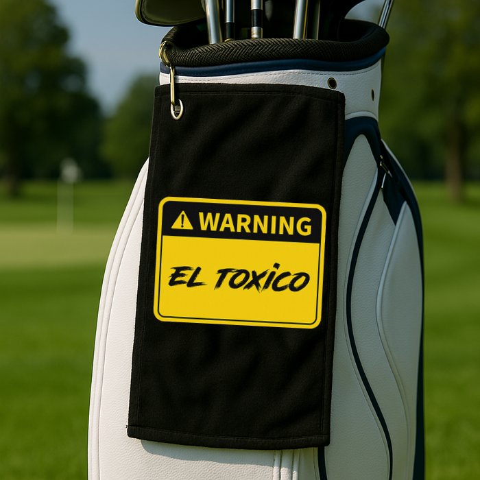 El Toxico Toxic Latino Golf Towel