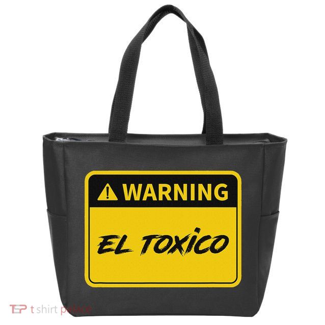 El Toxico Toxic Latino Zip Tote Bag