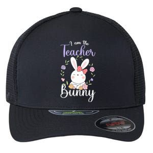 Easter Teachers Teacher Easter Day I'm The Teacher Bunny Cute Gift Flexfit Unipanel Trucker Cap