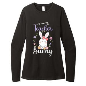 Easter Teachers Teacher Easter Day I'm The Teacher Bunny Cute Gift Womens CVC Long Sleeve Shirt