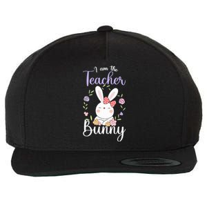 Easter Teachers Teacher Easter Day I'm The Teacher Bunny Cute Gift Wool Snapback Cap