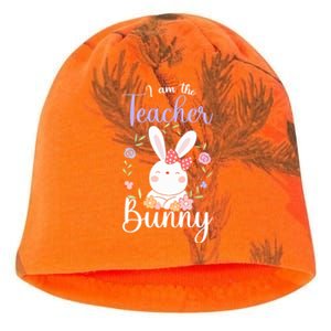 Easter Teachers Teacher Easter Day I'm The Teacher Bunny Cute Gift Kati - Camo Knit Beanie