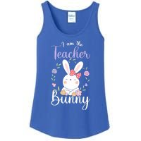 Easter Teachers Teacher Easter Day I'm The Teacher Bunny Cute Gift Ladies Essential Tank