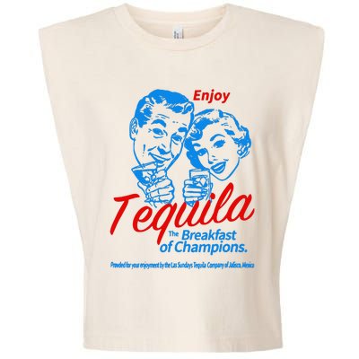 Enjoys Tequila The Breakfasts Of Championss Garment-Dyed Women's Muscle Tee