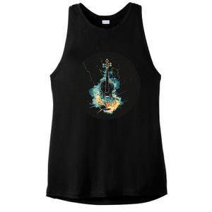 Electric Thunder Violin For Bold Sounds And Violins Lovers Ladies PosiCharge Tri-Blend Wicking Tank