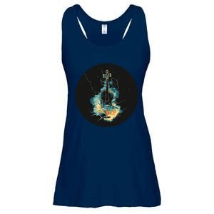 Electric Thunder Violin For Bold Sounds And Violins Lovers Ladies Essential Flowy Tank