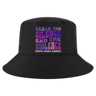 End The Violence Domestic Violence Awareness Groovy Cool Comfort Performance Bucket Hat