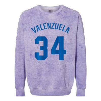 El Toro Valenzuela 34 Los Angeles Colorblast Crewneck Sweatshirt