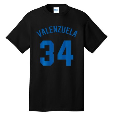 El Toro Valenzuela 34 Los Angeles Tall T-Shirt