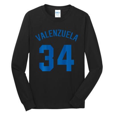 El Toro Valenzuela 34 Los Angeles Tall Long Sleeve T-Shirt