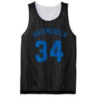 El Toro Valenzuela 34 Los Angeles Mesh Reversible Basketball Jersey Tank