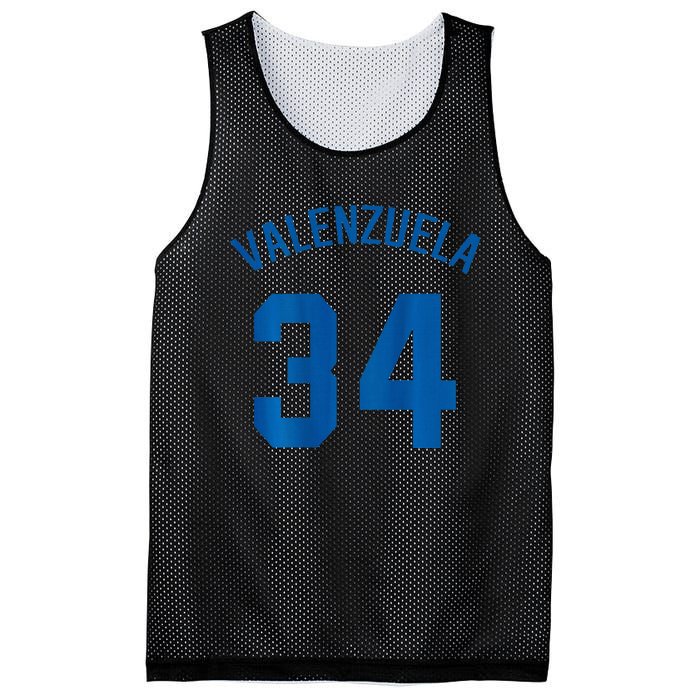 El Toro Valenzuela 34 Los Angeles Mesh Reversible Basketball Jersey Tank