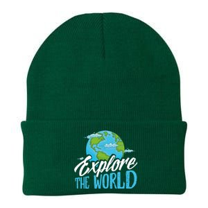 Explore The World Bucket List Goals 7 Continents Exploration Gift Knit Cap Winter Beanie