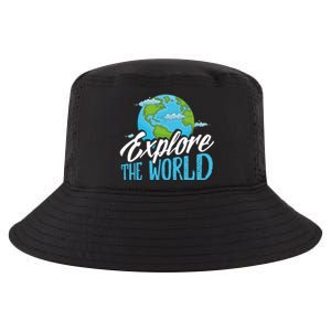 Explore The World Bucket List Goals 7 Continents Exploration Gift Cool Comfort Performance Bucket Hat