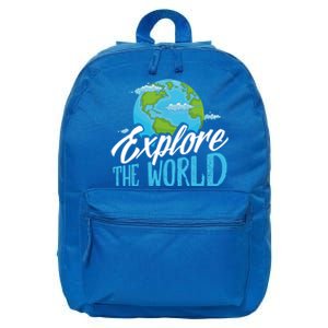 Explore The World Bucket List Goals 7 Continents Exploration Gift 16 in Basic Backpack