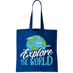 Explore The World Bucket List Goals 7 Continents Exploration Gift Tote Bag