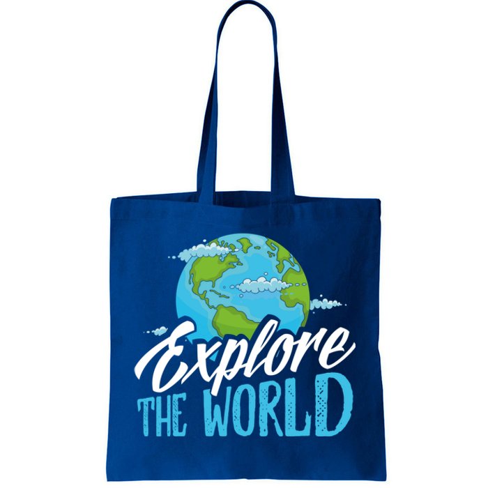 Explore The World Bucket List Goals 7 Continents Exploration Gift Tote Bag