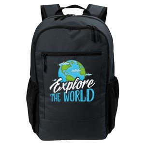 Explore The World Bucket List Goals 7 Continents Exploration Gift Daily Commute Backpack