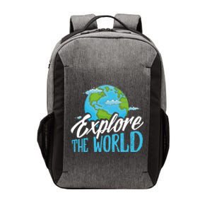 Explore The World Bucket List Goals 7 Continents Exploration Gift Vector Backpack