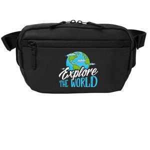 Explore The World Bucket List Goals 7 Continents Exploration Gift Crossbody Pack