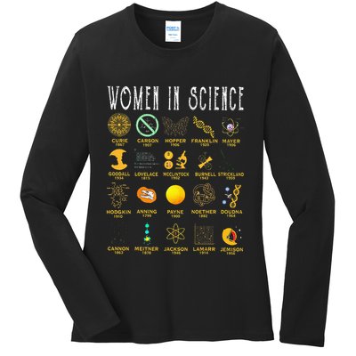Exploring the Wonders of Science Ladies Long Sleeve Shirt