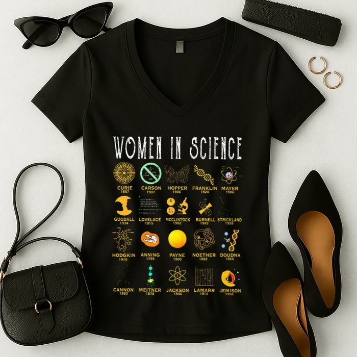 Exploring the Wonders of Science Women's V-Neck T-Shirt