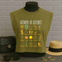 Exploring the Wonders of Science Garment-Dyed Women's Muscle Tee