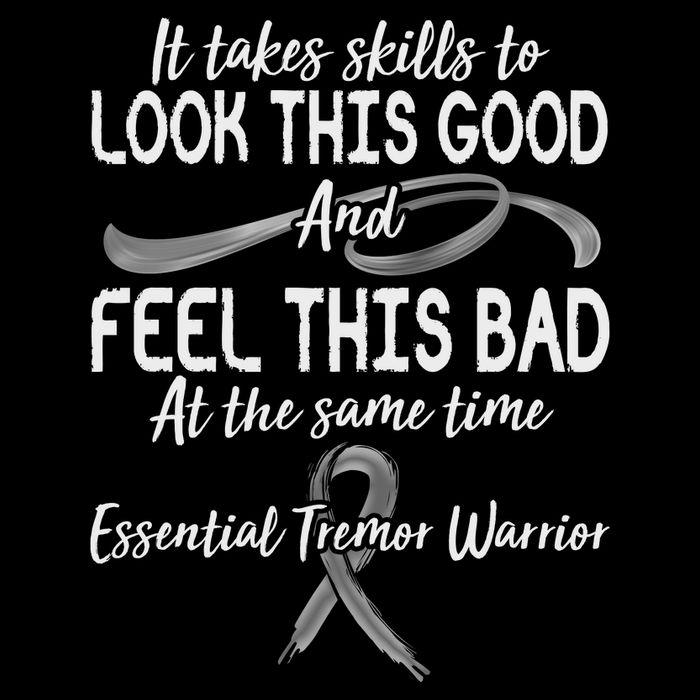 Essential Tremor Warrior It Takes Skills To Look This Good And Feel This Bad Impact Tech Backpack