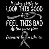 Essential Tremor Warrior It Takes Skills To Look This Good And Feel This Bad 16 in Basic Backpack