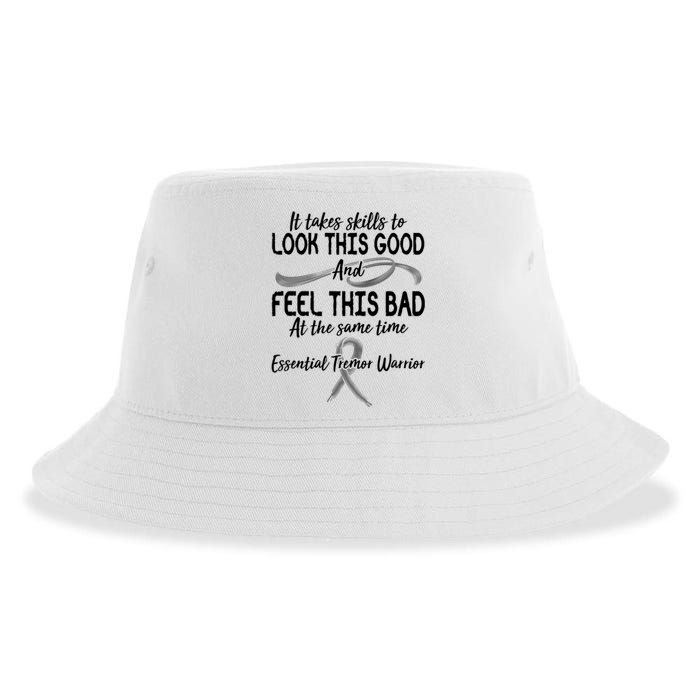 Essential Tremor Warrior It Takes Skills To Look This Good And Feel This Bad Sustainable Bucket Hat