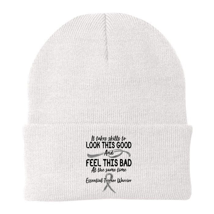 Essential Tremor Warrior It Takes Skills To Look This Good And Feel This Bad Beanie