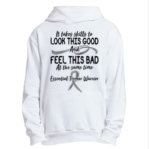 Essential Tremor Warrior It Takes Skills To Look This Good And Feel This Bad Urban Pullover Hoodie